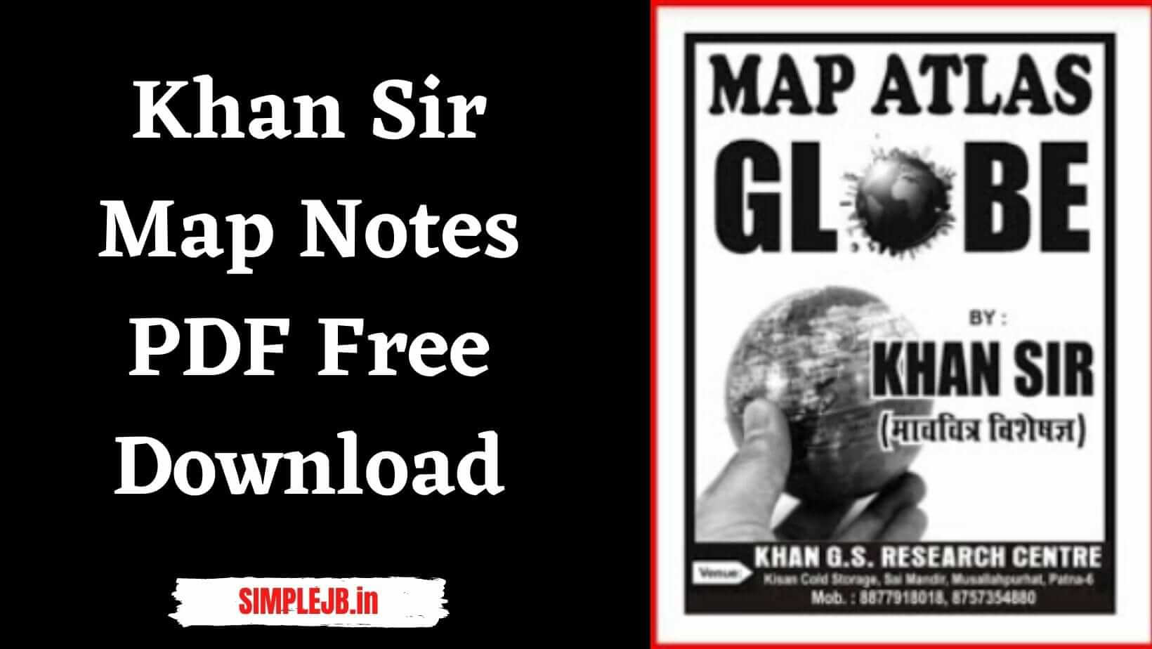 khan Sir Map Books PDF